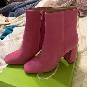 Gorgeous pink suede Sam Edelman boot. Size 7. Never worn.